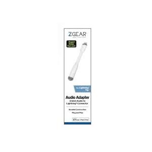 ZGEAR Audio Adapter 3.5mm Audio Lightning Connector
