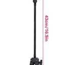 Gooseneck Microphone Stand with Crab Clamp, 11.8 Inch Flexible Adjustable Desk Arm with Microphone Clip for Music Recording Equipment and Live Broadcast Accessories
