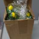 Tigeen 6 Pack Lemon for Decoration Fake Lemon Branches Artificial Vivid Yellow Faux Lemons Tables Centerpiece for Kitchen Stem Fruits for Home Spring Summer Decor