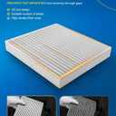 PHILTOP Cabin Air Filter w/Activated Carbon, Compatible with CF11855 Mercedes-Benz GLC300, C300, E300, E400, E450, G63 AMG, C43 AMG, GLC350e, CLS450, G550, C450 AMG, GLC43 AMG, E53 AMG, C400, SL63 AMG