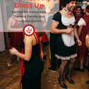 Fun Shack Maid Outfit for Men, Male Uniform, French Maid Costume, Party Dress Up (M)