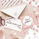 2 x 12x12 Metallic ROSE GOLD Christmas Scrapbook Cardstock Decorative Paper for Card Making Journaling Planner Origami Decopage Decorative Spring Scrapbook Paper