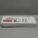 MOFII Wireless Computer Keyboard and Mouse Combo, Typewriter Full Size Keyboard with Number Pad and 2 in 1 USB Connected Mouse for PC Laptop Desktop Windows 7 8 11, Black & Purple