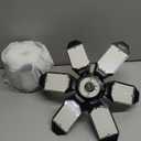 Adiding LED Garage Light 2 Pack, Super Bright 20000Lm Basement Ceiling Lighting w/ 6+1 Deformable Panels Screw in E26 Bulb Base Socket for Workshop Attic Warehouse Utility Laundry Storage Area