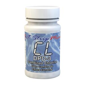 Industrial Test Systems eXact 486638 DPD-3 Micro Combined/Total Chlorine Strips, 0.1-11.0 ppm Detection Range (Bottle of 100)