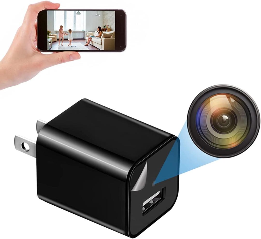 Indoor Surveillance Camera with Motion Detection,WiFi HD 1080P Indoor Home Security Camera Hidden Spy Detector-Y002