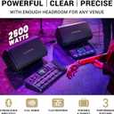 HeadRush FRFR112 MKII - 2500W Electric and Bass Guitar Amp, 12" Full-Range Flat-Response Bluetooth Speaker for Multi-FX and Amp Modeling Processors