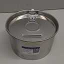 Cat Water Fountain Stainless Steel: 74oz/2.2L Cat Fountain for Drinking - Pet Water Fountain for Cats Inside - Quiet Cats Water Bowl Dispenser - Kitty Drinking Fountains - for Pets& Small Animals