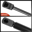 A-Premium Front Hood Lift Supports Shock Struts Compatible with Select Chrysler and Dodge Models - 300, Charger, 2011-2021 Sedan(with Aluminum Hood) - Replace# 55113776AA, 55113777AA(2PC Set)