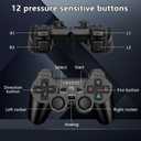 OSTENT Wired Analog Controller Gamepad Joystick Joypad for Sony Playstation PS2 PS1 PS One PSX Console Dual Shock Vibration Video Games