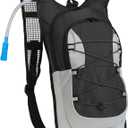 Black Mountain Products Hydration Pack - 2 Liter Water Bladder with Extra Large Storage Compartment