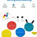 LiKee Open Ended Wooden Shape Puzzles with 36 Blocks and 60 Pattern Shapes for Toddlers 3+ Years Old, Montessori Toys Preschool Education Activity for Kids 4-8 Yrs