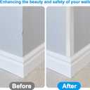 4Pack Aluminum Metal Corner Protector, 45x 1 Peel and Stick L Molding Corner Guards with 90 Angle, for Wall Door Frame Cabinet Furniture Baseboard Protection and Decoration (Silver)