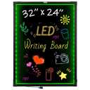 VEVOR Led Message Writing Board 32x24 Illuminated Erasable Lighted Chalkboard