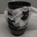 TP 10 Ounce Bowl Set of 6, 4.5 Melamine Bowls for Appetizer Snacks Ice Cream Dipping Sauce Side Dish, Unbreakbale and lightweight, Black