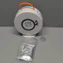 Bubble Machine Automatic Bubble Blower for Kids Toddlers Bubble Maker Electric Bubble Machine Auto Rotating 90/360 Outdoor Toy (White)