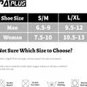 Compression Running Ankle Socks for Men and Women (6 Pairs), Quarter Athletic Socks for Running, Cycling, Golf, Work, Small-Medium