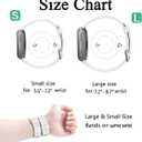 Wepro Band Compatible with Fitbit Versa 2 Bands for Women Men, Soft Band Compatible with Fitbit Versa Bands, Sport Waterproof Breathable Replacement Wristbands Strap for Versa Lite, Small, White