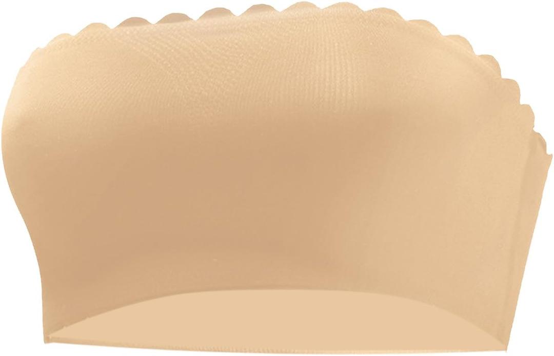 Strapless Bras for Women Bandeau Bra SeamlessTube Top Bra Anti Peep Invisible Cleavage Cover Up for Low Neckline