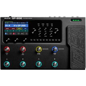 VALETON GP-200 Multi-Effects Guitar/Bass Pedal with Expression, FX Loop, MIDI, Amp Modeling, IR Cab Simulation, Stereo, USB Interface