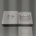 Apple AirPods 4 Wireless Earbuds, Bluetooth Headphones, Personalized Spatial Audio, Sweat and Water Resistant, USB-C Charging Case, H2 Chip, Up to 30 Hours of Battery Life, Effortless Setup for iPhone