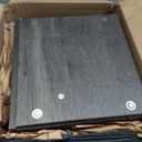 TUTOTAK Large Night Stand with Charging Station, Nightstand with USB and Type-C Port, Bedside Table with Cloth Drawers, End Table for Livingroom, Bedroom, Charcoal Grey TB01BY081