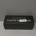 Amber Glass Mouthwash Dispenser for Bathroom by Brighter Barns - Refillable Mouthwash Container and Glass Cup - Modern Mouth Wash Dispensers for Bathroom - Boho Decor for Office, Airbnb, Hotel (Amber)