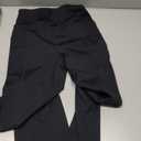 Skechers Women's Go Walk High Waisted Pant Joy  4-Way Stretch, Moisture-Wicking, Layered Waistband (Black)