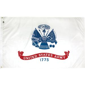 FlagSource U.S. Army Nylon Military Flag, Made in The USA, 2x3'
