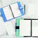 Filofax Organizer Refill, A5 Size, Wellness Trackers Pack, White Paper, 8.26" x 5.82", 56 Sheets (B132687)