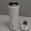 Owala FreeSip Insulated Stainless Steel Water Bottle with Straw, BPA-Free Sports Water Bottle, Great for Travel, 24 Oz, Shy Marshmallow