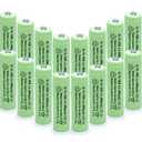 AA Ni-MH 600mAh 1.2V Rechargable Solar Light Batteries for Outdoor Solar Lamps Garden Lights Remotes Mice(20Pcs)