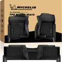 Michelin Vehicle Mats for 1999-2007 Silverado/Sierra 1500/2500/2500HD/3500
Crew Cab, 2007 Fit Classic Body Only, 2000-2006 Suburban/Yukon XL/Escalade ESV, All-Weather TPE Custom Fit Liner, Premier