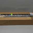 Adjustable Table Legs,Metal Adjustable Height Desk Legs,Adjustable Furniture Legs for Table Computer Desk Dining Table Office Desk(White) (2 pcs 22" -35.5")