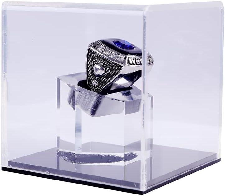 Championship Ring Case - 1 Slot Hole | Baseball, Softball, Football & High School Ring Display Box