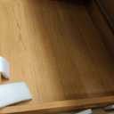 30 x 24 Inches Extra Large Rectangle Teak Wood Ottoman Tray with Handles, Serve Tea, Coffee Classic 2.5 Feet Wooden Decorative Serving Tray