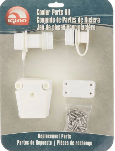 Toptimal Igloo Cooler Replacement Parts Kit, Igloo Ice Chest Plastic Hinges, Drain Plug, Latches and Screws Combo, Thicken Replacement Set for Igloo Cooler, Set of 20