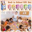 2 x 24 Pcs Welcome Back to School Gifts for Students Mini Stuffed Animal Keychains Bulk Little Plush Toys with Box for First Day of School Classroom Party Gift for Goodie Bag Fillers(Cats)