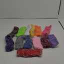 13 Pairs Scrunch Socks for Women Colorful Slouchy Neon 80s Style Extra Long Soft Elastic Boot Socks, Size 9-11 (Multicolor)