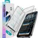 BENKS Matte Screen Protector for iPhone 17 Pro Max [2 Pack], Full Coverage Tempered Glass, Anti-Glare & Anti-Fingerprint, Easy Installation with Auto Dust Removal, Bubble-Free