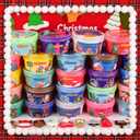 2025 New 24 Pack Christmas Slime Kit, Advent Calendar Butter Slime Set Party Favors for Teen Girls Boys Kids, Stocking Stuffers, Christmas Toys Kit Xmas Classroom Rewards, Advent Calendar 2025 Kids