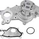 AULINK AW6691 Water Pump (4 Bolt pulley flange 3.5L 3.7L) For Ford F150 2011-2016,Expedition 2015-2017,Lobo 2015-2018,Transit-150 Transit-250 2015-2020,Mustang 2016-2017,Lincoln Navigator 2015-2017
