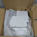 Orsong Bathroom Exhaust Fan 10" Panel Ultra Quiet without Light8x8 Mount, 110CFM, 4" Duct for Bathroom/Garage/Home (8in(Hole Size))