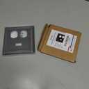 Metal Wall Plates, Decorative Switch Plates and Outlet Covers (Aged Bronze/1 Toggle/1 Duplex 2 Pack)