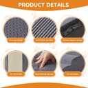 Dogs Steps for Bed, Dog Stairs for Small Dogs, 2-Step Dog Ramp for Bed, Couch, Sofa, and Chairs, Non-Slip Bottom Design, Cat Scratching, High Density Foam Portable Pet Step, Indoor, Grey