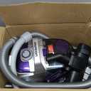 Aspiron Canister Vacuum Cleaner, 40Kpa Bagless Vacuum Cleaners, 4QT Large Dust Cup, Double HEPA Filter, Retractable Cord, 1600W Lightweight Vacuum Cleaner with 5 Tools for Hard Floors, Pearl