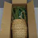 Der Rose Fake Palm Tree 28Inch Faux Plant Potted Tall Fake Plant with Hand-Woven Baskets Artificial Tree for Indoor Outdoor Home Office Bedroom Porch Balcony Decor (2ft 4in)