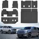 Floor Mats & Cargo Liner Fit for 2015-2020 Chevrolet Suburban/GMC Yukon XL(7seats),All Weather Protection TPE, Anti-Slip Floor Mats & Cargo Liner Accessories