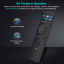 Universal Remote Replacement XRT260 for All VIZIO Smart TV Smartcast 4K P-Series V-Series D-Series M-Series XRT136 XRT140 , with Buttons for Netflix Disney Prime Video Hulu (No Voice Function)