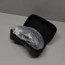 NAMSAN Dog Goggles for Large Dogs, Black/Silver Lenses Replaceable, Dog Sunglasses Medium to Large Breed, Anti-UV Doggie Eye Protection, Adjustable Driving Glasses, Windproof Dustproof, Black